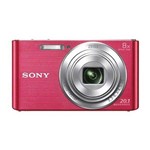 Câmera Fotográfica Sony Dsc-w830 Tela 2.7 de 20.1mp HD X8 Zoom Óptico - Rosa
