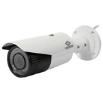 Câmera IP Vizzion VZ-IPBD-VF com PoE/Visão Noturna/Lente de 2.8-12 Mm - Branco/Preto