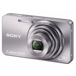 Câmera Sony Cyber-shot Dsc-w570, 16.1 Megapixels, Zoom Óptico 5x, Foto Panorâmica, Filma em HD, LCD 2.7" e Bateria Recarregável - Prata