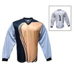Camisa Blusão Goleiro- Futebol / Futsal / Society- Parma - N1 - Dourado/preto- Adulto - Kanga