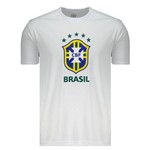 Camisa Brasil CBF Logo Branca