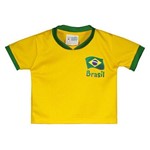 Camisa Brasil Infantil Amarela