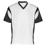 Camisa Camiseta - Futebol / Futsal / Volei Attack- Branco/preto- Adulto - Kanga