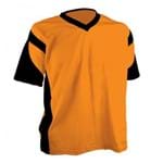 Camisa Camiseta - Futebol / Futsal / Volei Attack- Laranja/preto- Adulto - Kanga