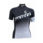 Camisa Ciclismo Feminina Scott Endurance 40 2017 Preto/Branco