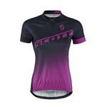 Camisa Ciclismo Feminina Scott Endurance 40 2017 Preto/Roxo