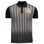 Camisa Corinthians Polo Dark Side Masculino - Preto