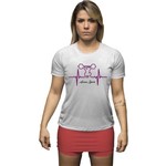 Camisa de Algodão Workout Pink Feminino