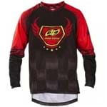 Camisa de Motocross Insane 5 Infantil Vermelho e Preto Pro Tork 10