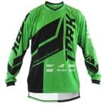 Camisa de Motocross Pro Tork Factory Edition PRETO/VERDE - XGG