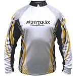 Camisa de Pesca Monster 3x New Fish 01 com Proteção Solar Uv