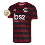 Camisa Flamengo BS2 Jogo 1 Adidas - PATCH BRASILEIRÃO 19 G
