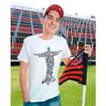 Camisa Flamengo Cristo Exclusiva Braziline Branca P