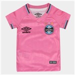 Camisa Grêmio Infantil Outubro Rosa 2018 Umbro