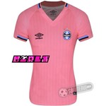 Camisa Grêmio - Modelo Outubro Rosa - Feminina