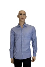 Camisa Individual Comfort Fit com Bolso Executive Azul Claro Tam. 5