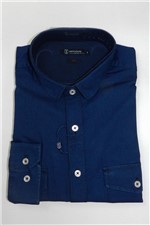 Camisa Individual Comfort Fit Indigo Azul Tam. 03