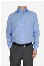 Camisa Individual Slim Fit Azul Tam.1