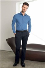 Camisa Individual Slim Fit Premium Azul Tam. 05