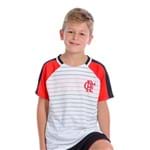 Camisa Infantil Flamengo Dry Temp Branca G