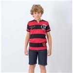 Camisa Infantil Flamengo Tri Zico Braziline P