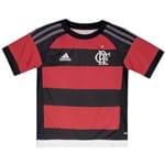 Camisa Infantil Juvenil Flamengo Adidas Rubro Negra 2015 2016