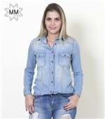 CAMISA JEANS EM OFERTA NA MM CONCEPT - Jeans
