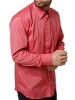 Camisa Manga Longa Masculina Rosa