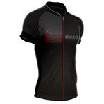Camisa Mauro Ribeiro - Caloi City Tour Sport - Preta / Vermelha