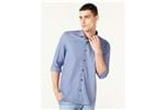 Camisa Menswear Slim Trento Xadrez - Azul - P