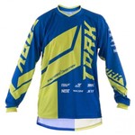 Camisa Motocross Pro Tork Factory Edition Azul/amarelo - Pro Tork