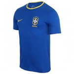 CAMISA NIKE BRASIL 2018 CREST MASCULINA - Azul/Amarelo - Compre Agora | Radan Esportes