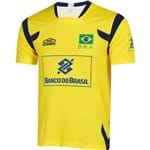 Camisa Oficial de Jogo da Seleção Masculina de Vôlei S/Nº - Amarelo/Marinho - Olympikus