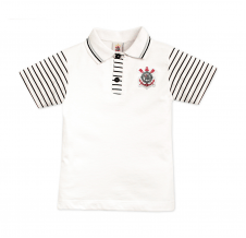 Camisa Polo Corinthians Manga Curta Oficial | Doremi Bebê