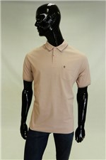 Camisa Polo Individual Comfort com Bolso Rose Tam. G