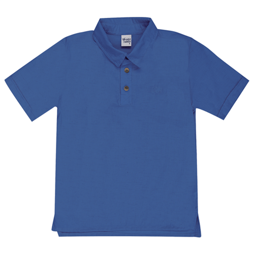 Camisa Polo Infantil Cata-Vento Azul 04