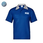 Camisa Polo Masculina ATC Azul Volkswagen - 17010001 Tamanho G