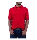 Camisa Polo Masculina Vermelha Lisa - P