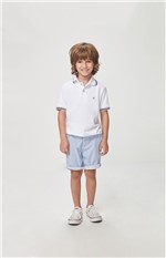 Camisa Polo Slim Infantil Malwee Kids Branco - 2