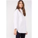 Camisa Punho Dobrado Branco - 44