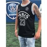 Camisa Regata Paris Saint Germain Psg Jordan Preto 2018/19 Original Lançamento Tamanho G