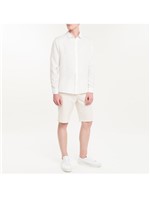 Camisa Regular Cannes Linen - Branco - 1