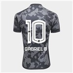 Camisa Santos Iii 17/18 Nº 10 Gabriel B - Torcedor Kappa Masculina