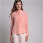 Camisa Seda Rosa Pastel - 40