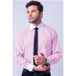 Camisa Social Masculina Tradicional Passa Fácil Rosa F95820a 01
