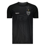 Camisa Topper Atlético Mineiro Aquecimento 2018 Preta