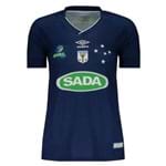 Camisa Umbro Cruzeiro Vôlei I 2017 Feminina Azul
