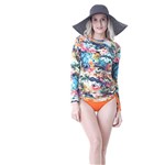 Camisa Uv Fps 50+ Feminina Floral Coqueiro