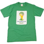 Camiseta 1 Copa do Mundo FIFA 2014 Brasil Verde