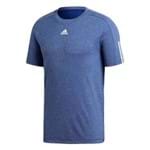 Camiseta Adidas M Id Stdm 3s Azul Homem M